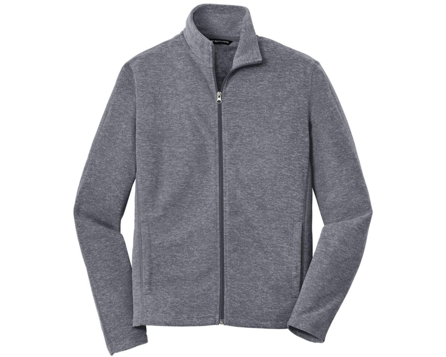 Port Authority Heather Microfleece Full-Zip Jacket