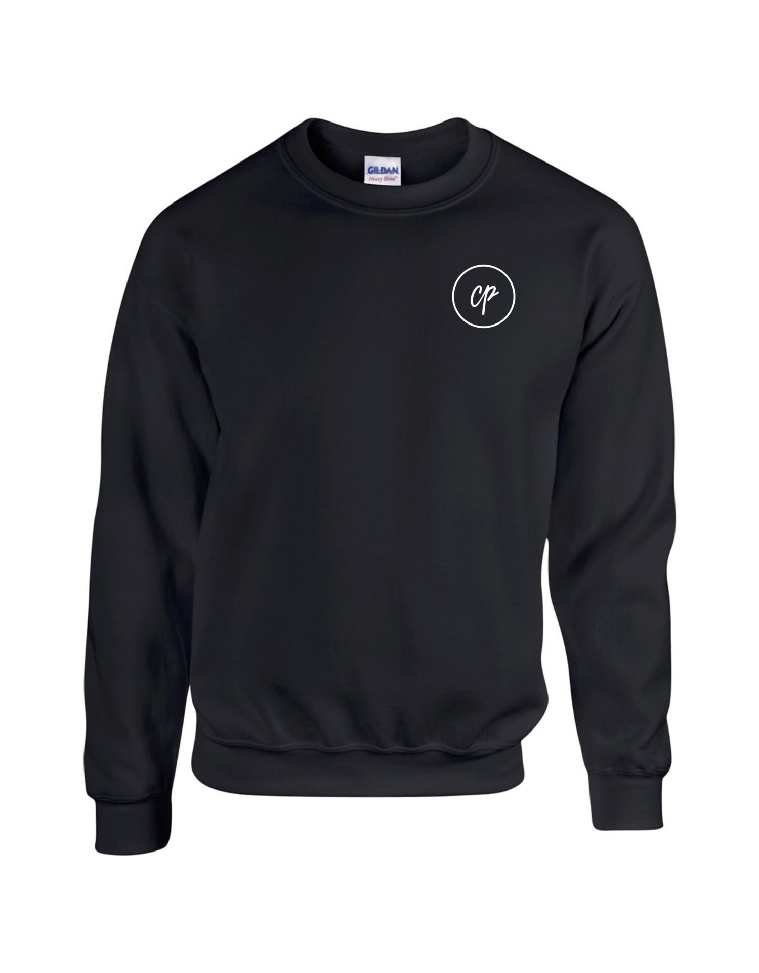 Gildan Crewneck Sweatshirt Black | G18000 Embroidery