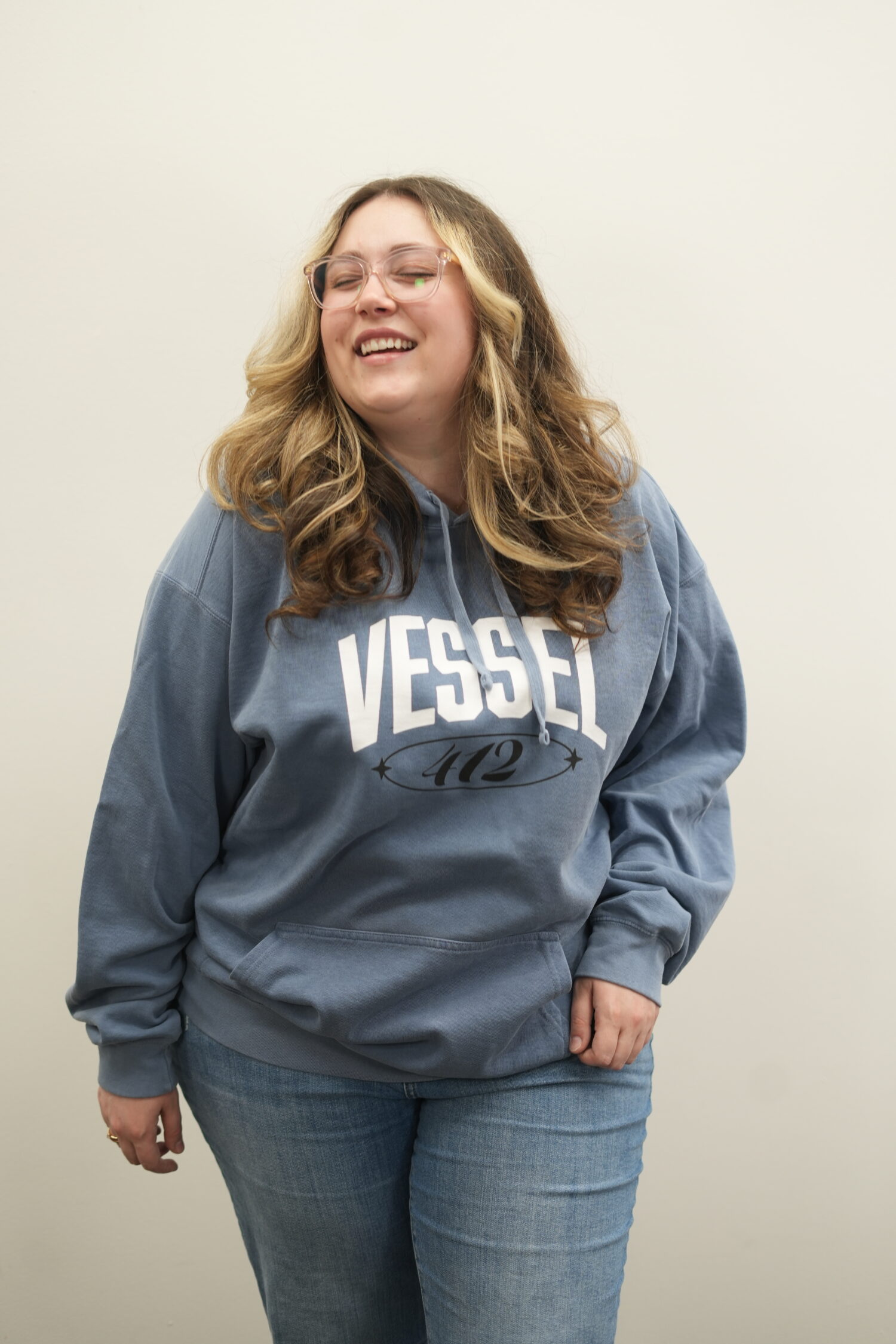 Vessel 412 Logo Hoodie - Image 3