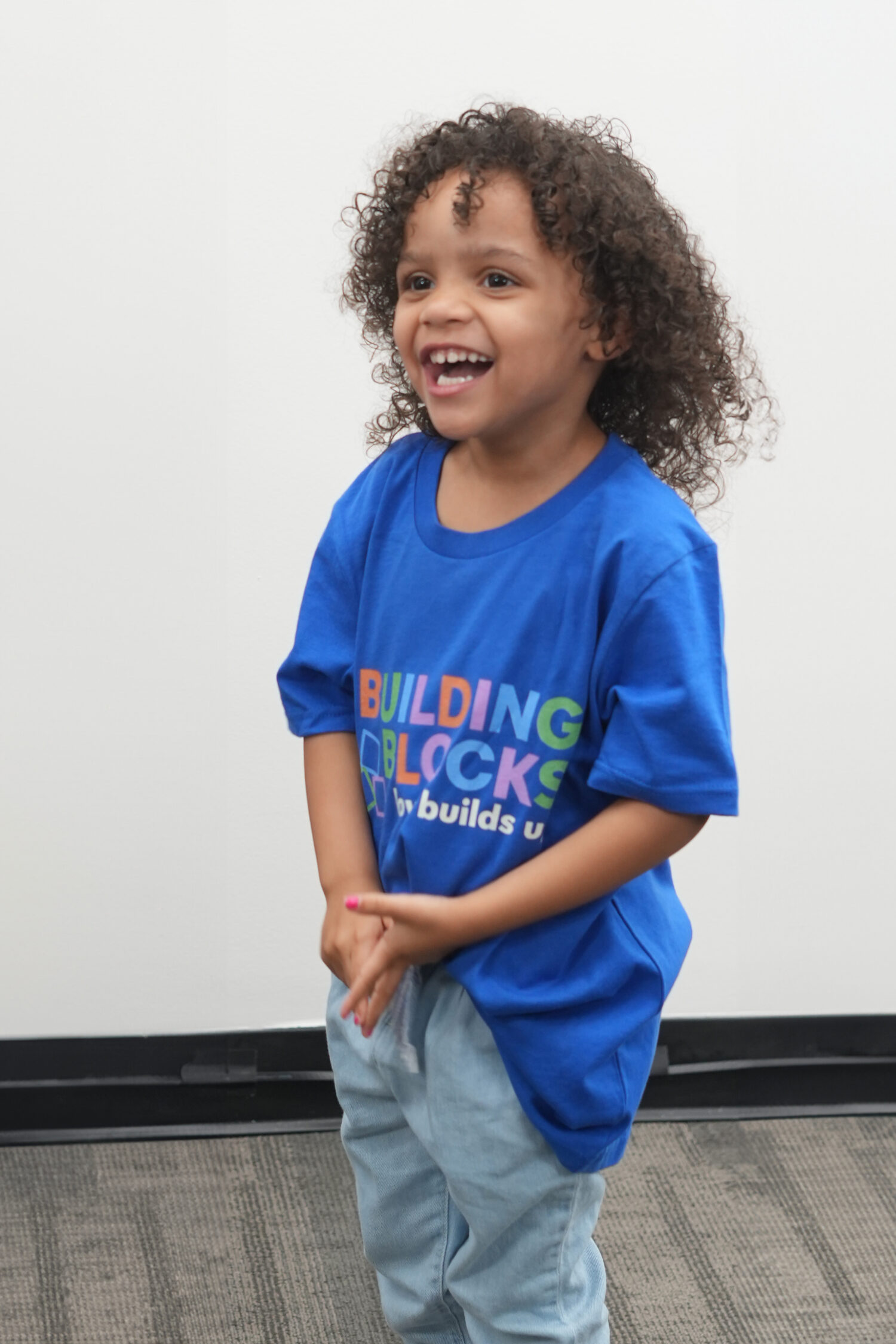 (Kids Sizing) Building Blocks Logo Tee